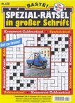 Zeitschriftengrafik SPEZIAL-RÄTSEL in großer Schrift Abo