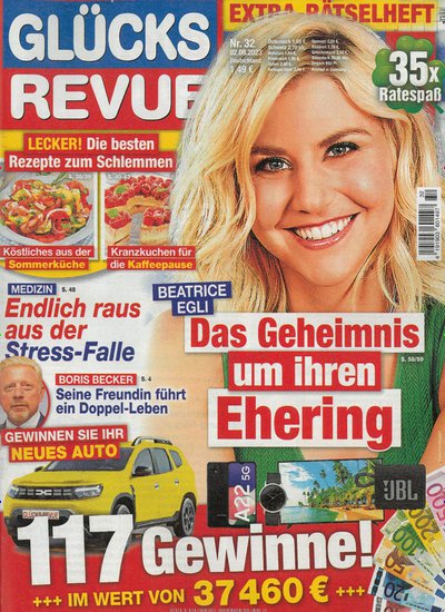 Zeitschrift GLÜCKS REVUE Abonnement mit Praemie