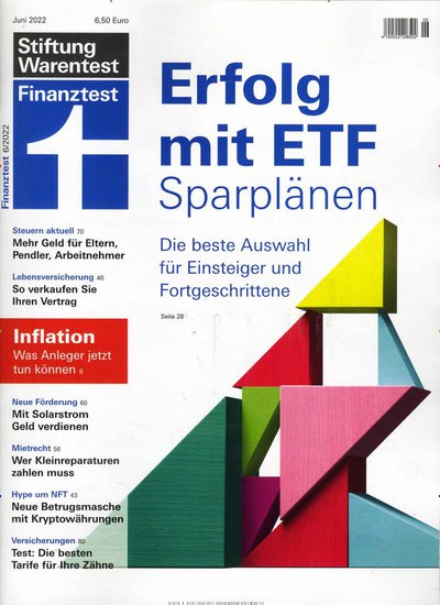 Finanztest-Prämienabo Titelbild