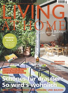 Titelblatt der Zeitschrift LIVING AT HOME im Prämienabo