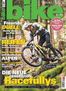 Titelblatt der Zeitschrift bike im Prämienabo
