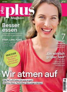 Titelblatt der Zeitschrift plus Magazin im Prämienabo