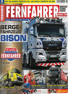 Titelblatt der Zeitschrift Fernfahrer im Prämienabo