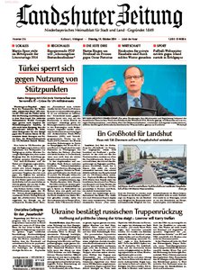 Titelblatt der Zeitschrift Landshuter Zeitung