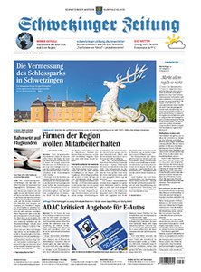 Titelblatt der Zeitschrift Schwetzinger Zeitung / Hockenheimer Tageszeitung