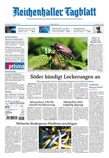 Titelblatt der Zeitschrift Reichenhaller Tagblatt