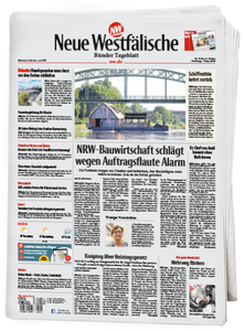Titelblatt der Zeitschrift Bünder Tageblatt - Neue Westfälische