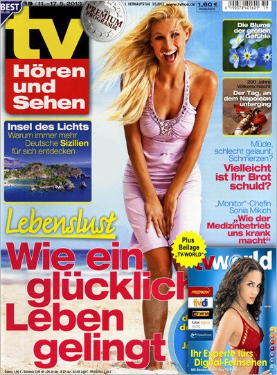 tv Hören und Sehen mit tv world  Abo beim Leserservice